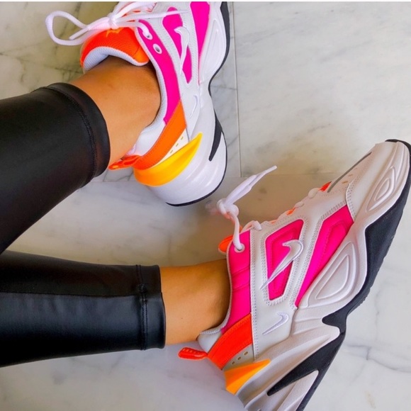 nike m2k tekno pink and orange